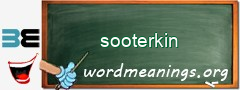 WordMeaning blackboard for sooterkin